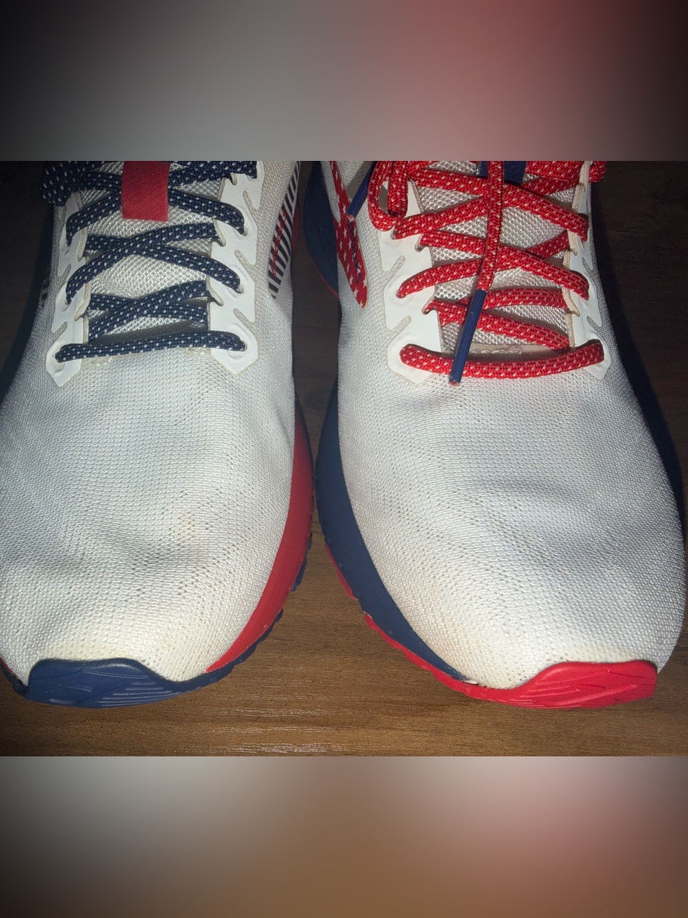Brooks Launch 7 USA Red White Blue Running Shoe Womens Size 9 US EUC training - Picture 8 of 11
